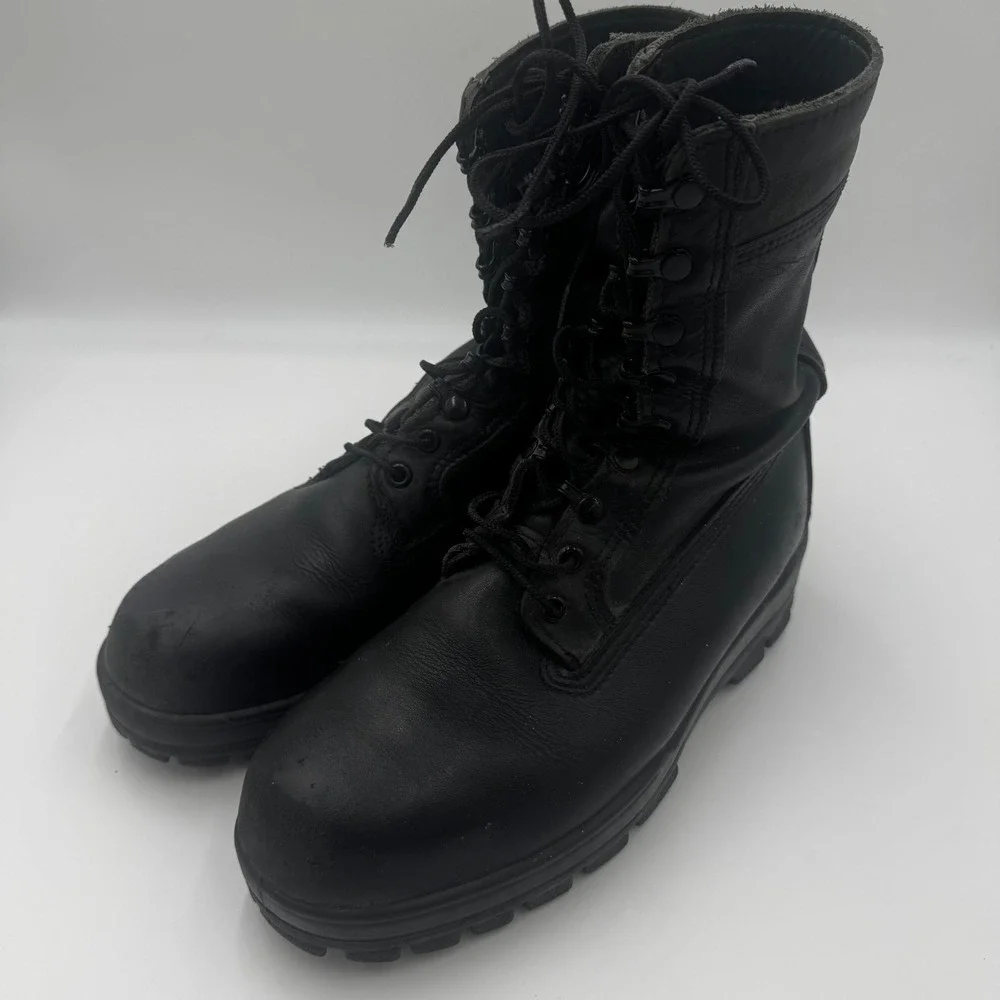 Bates DuraShocks Military Tactical Work Boots 10 M Black Leather E01621A